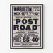 Vintage-Theaterposter « Post Road » Federal Theatre