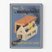 Vintage-Poster gegen Schmutz und Unordnung im Inneren
