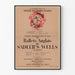 Vintage-Poster Ballets Anglais Sadler's Wells Théâtre Champs-Élysées
