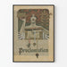 Vintage-Poster Proklamation - Jugendstil-Illustration für Wanddekoration