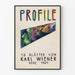 Vintage-Poster Profil 1924 Karl Wiener - Künstlerische Wanddekoration