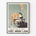 Vintage-Poster zur Sensibilisierung für militärische Vertraulichkeit