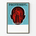 Vintage-Poster Protensyl Hypertonie, Retro-Wanddekoration