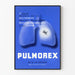 Vintage-Werbeplakat Pulmorex für medizinische Wanddekoration