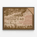 Altes Poster Quatz'arts am Moulin Rouge 1899 — gerahmtes Bild an der Wand