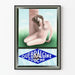 Vintage-Werbeplakat Quebralgine Fouché Die Frau und ihr Kalvarienberg