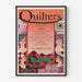Dekoratives Musik-Poster im Quilters-Stil Patchwork