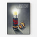 Vintage-Poster Radio Salil - Radioaktiver Schmerzstift