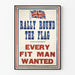 Vintage-Militärischer Dekorationsposter Britische Flagge