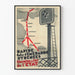 Vintage-Poster Schnellstraße Küste des Smaragdgrüns Pyrenäen Staatsbahn