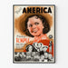 Vintage-Poster Miss America mit Shirley Temple