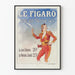 Vintage-Poster Le Figaro mit Torero an der Feder