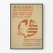 Vintage-Poster für regionale Kunstausstellung in New Jersey und New York
