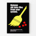 Wanddekoration Poster zum Thema Datenbereinigung