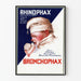 Vintage-Poster Rhinophax Bronchophax für medizinische Wanddekoration