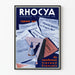 Vintage-Werbeplakat Rhocya – Medizinische Wanddekoration
