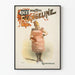 Vintage-Poster Rices Beautiful Evangeline - Retro-Wanddekoration