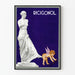 Vintage-Poster Ricigonol mit Statue und Amor