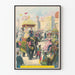 Vintage-Poster "Ride the Elephant Ride" – Orientalische Wanddekoration im Retro-Stil