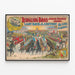 Vintage-Poster der Ringling Bros World's Greatest Shows — gerahmtes Bild an der Wand