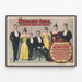 Vintage-Poster Ringling Bros World's Greatest Shows - Die Familie Da Coma Akrobaten — gerahmtes Bild an der Wand