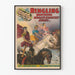 Vintage-Poster der Ringling Brothers Kurse im römischen Hippodrom