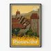 Vintage-Poster Riquewihr Dorf Elsässisch