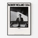 Poster Robert Noland Amerikanischer Pianist in Schwarz-Weiß