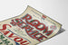 Vintage-Poster Wanddekoration Theater Room Service