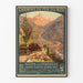 Vintage-Poster Route der Pyrenäen - Vintage-Wanddekoration Artem Legrand