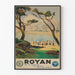 Vintage-Poster Royan Plage – Natur- und Sport-Wanddekoration