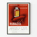 Vintage-Poster Rubiazol - Retro-Medizinische Wanddekoration