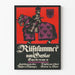 Vintage-Poster der Ausstellung Rüstkammer in Goslar