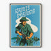 Vintage-Poster Soldat in Aktion Patriotische Wanddekoration