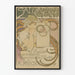 Dekoratives Jugendstil-Poster – Salon des Cent 1897 von Mucha