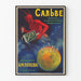 Russisches Vintage-Werbeplakat Salve – Originelle Wanddekoration