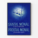 Vintage-Poster Santal Monal Prostal Monal in Methylblau