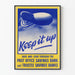Vintage-Poster Wanddekoration Sparbuch und Vertrauensbanken