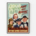 Vintage-Propagandaposter « Sparen beim Dienen »
