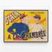 Vintage-Poster Scala à la Chambrée Wanddekoration — gerahmtes Bild an der Wand