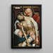 Die Kreuzabnahme - Schule von Rogier van der Weyden — gerahmtes Bild an der Wand