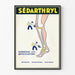 Vintage-Poster Sédarthryl zur Linderung der Gelenke