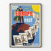 Vintage-Poster See Europe Next - Wanddekoration Reise Europa