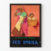 Vintage-Poster Wanddekoration 'A Shillong Belle' Indien
