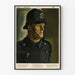 Britisches Vintage-Polizeiposter "Seeing It Through"