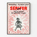 Vintage-Poster Sérifer – Medizinische und Wissenschaftliche Wanddekoration