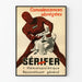 Vintage-Poster Sérifer Hämatozytär - Retro-Wanddekoration