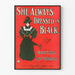 Vintage-Poster She Always Dressed in Black – Stil und Retro-Eleganz