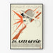 Vintage-Poster Charlie Chaplin 'På Axel Gevär' Retro-Wanddekoration