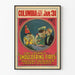 Vintage-Poster Flammende Feuer – Retro-Wanddekoration Kino